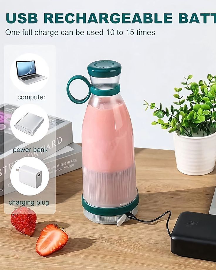 Electric Portable Mini Juicer Bottle