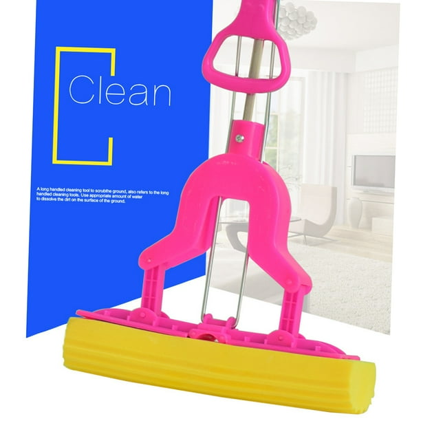 Mop Home Cleaning Sponge Floor Cleaning & Folding Absorbing Squeeze Water Magic Mop (Assorted)