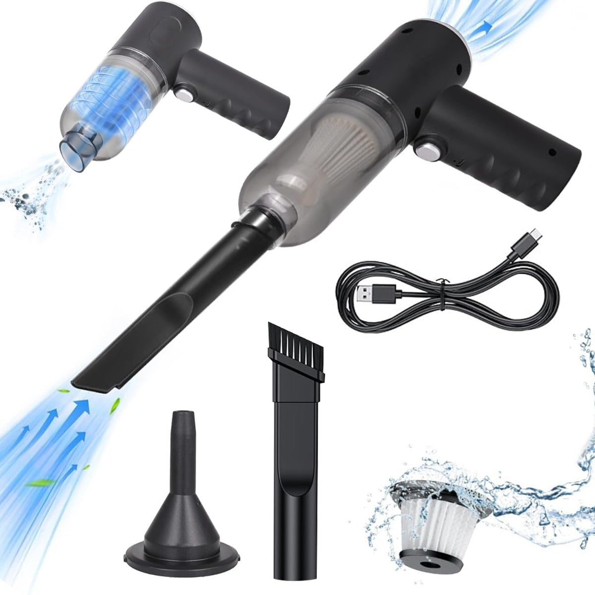 Portable Air Duster Wireless Vacuum Cleaner